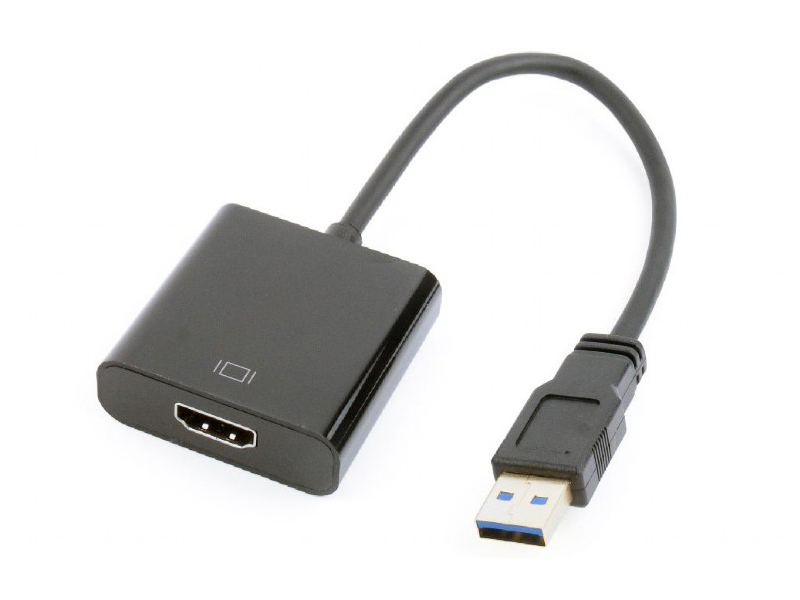 Аксессуар Gembird Cablexpert USB 3.0 - HDMI A-USB3-HDMI-02 аксессуар gembird cablexpert platinum usb 2 0 am microb 1m gold cc p musb02gd 1m