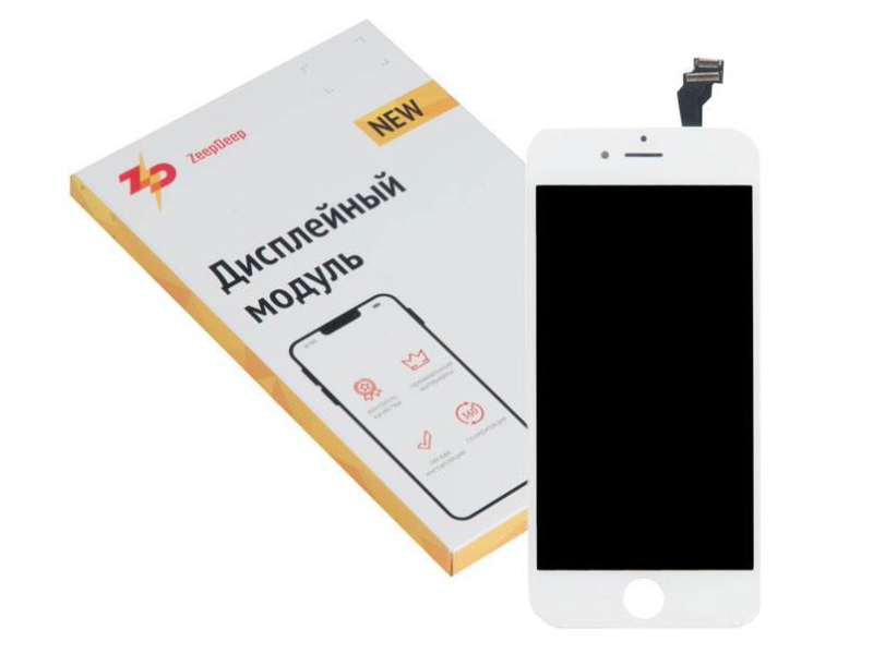 фото Дисплей zeepdeep premium для apple iphone 6s rp white в сборе с тачскрином 721261