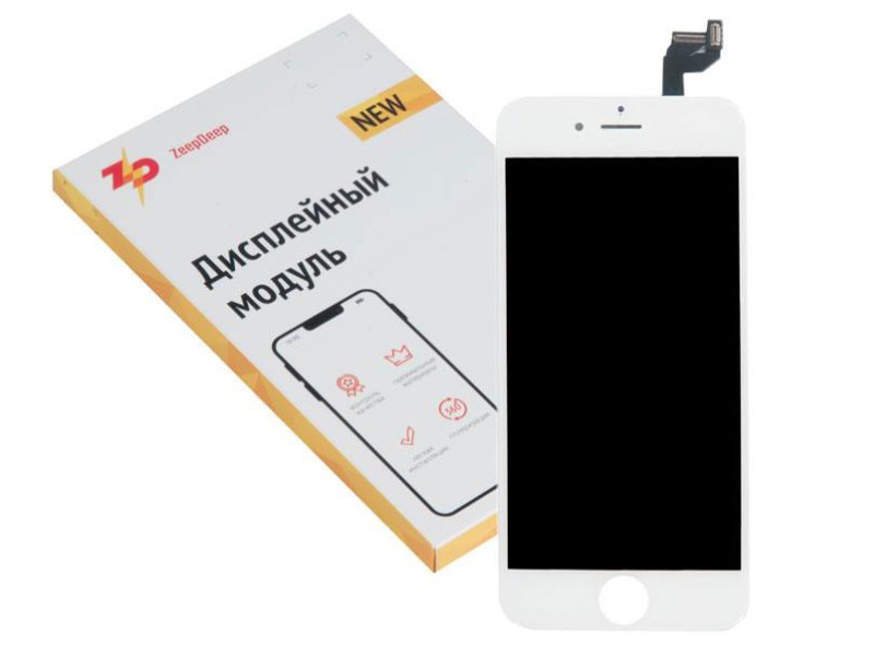Дисплей ZeepDeep Premium для APPLE iPhone 6S RP White в сборе с тачскрином 721262