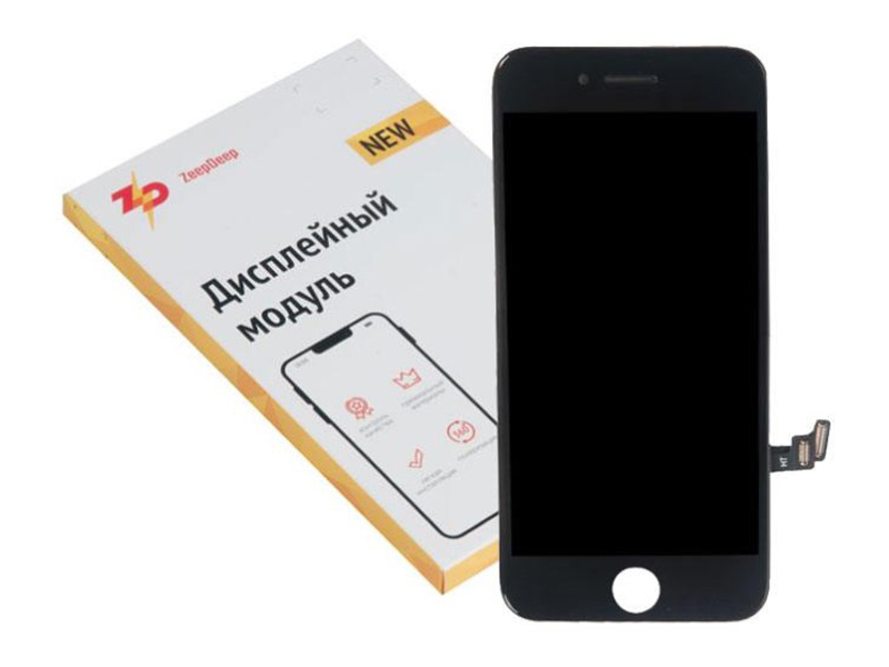 фото Дисплей zeepdeep premium для apple iphone 7 rp black в сборе с тачскрином 721268