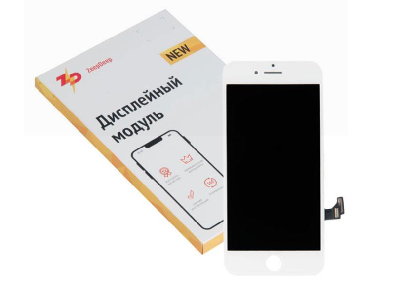 фото Дисплей zeepdeep premium для apple iphone 8 rp / se 2020 white в сборе с тачскрином 738352