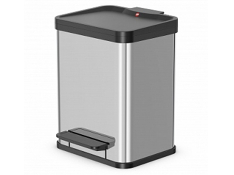 

Мусорное ведро Hailo Oko Uno PlusM 17L Chrome 0619-200, 0619-200