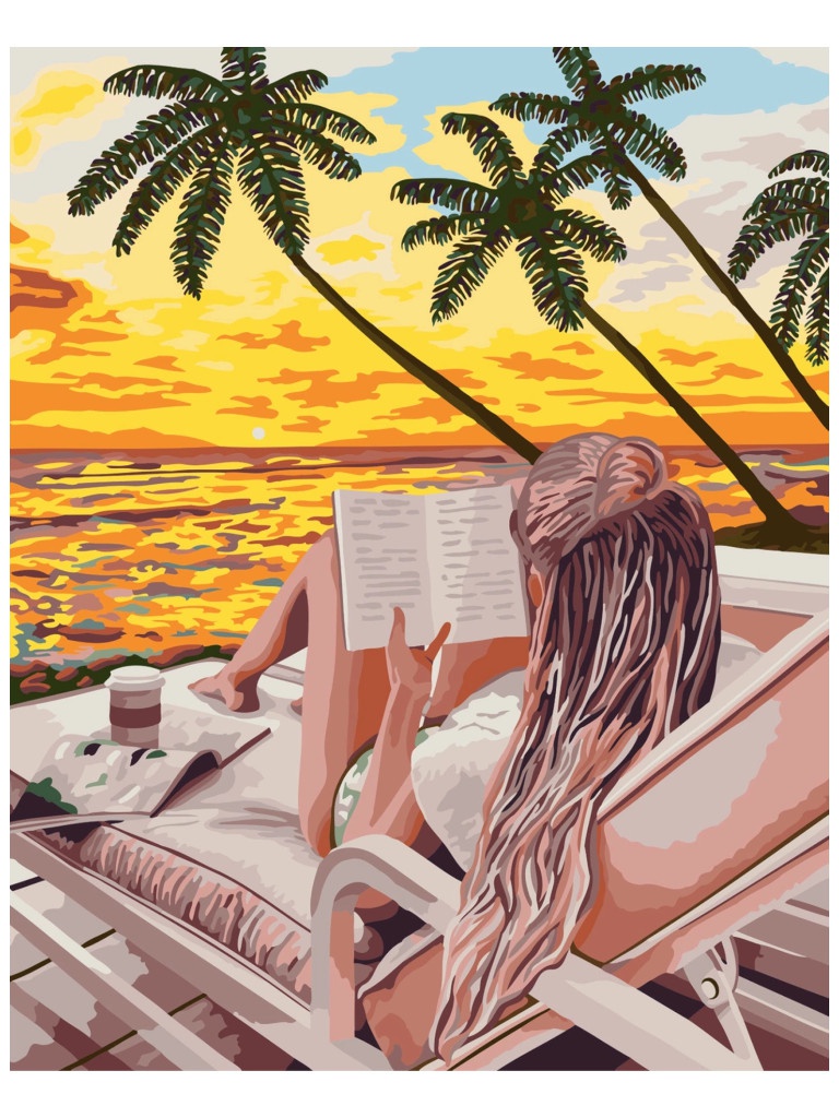 

Картина по номерам Русская Живопись Релакс 40x50cm J025, Релакс J025