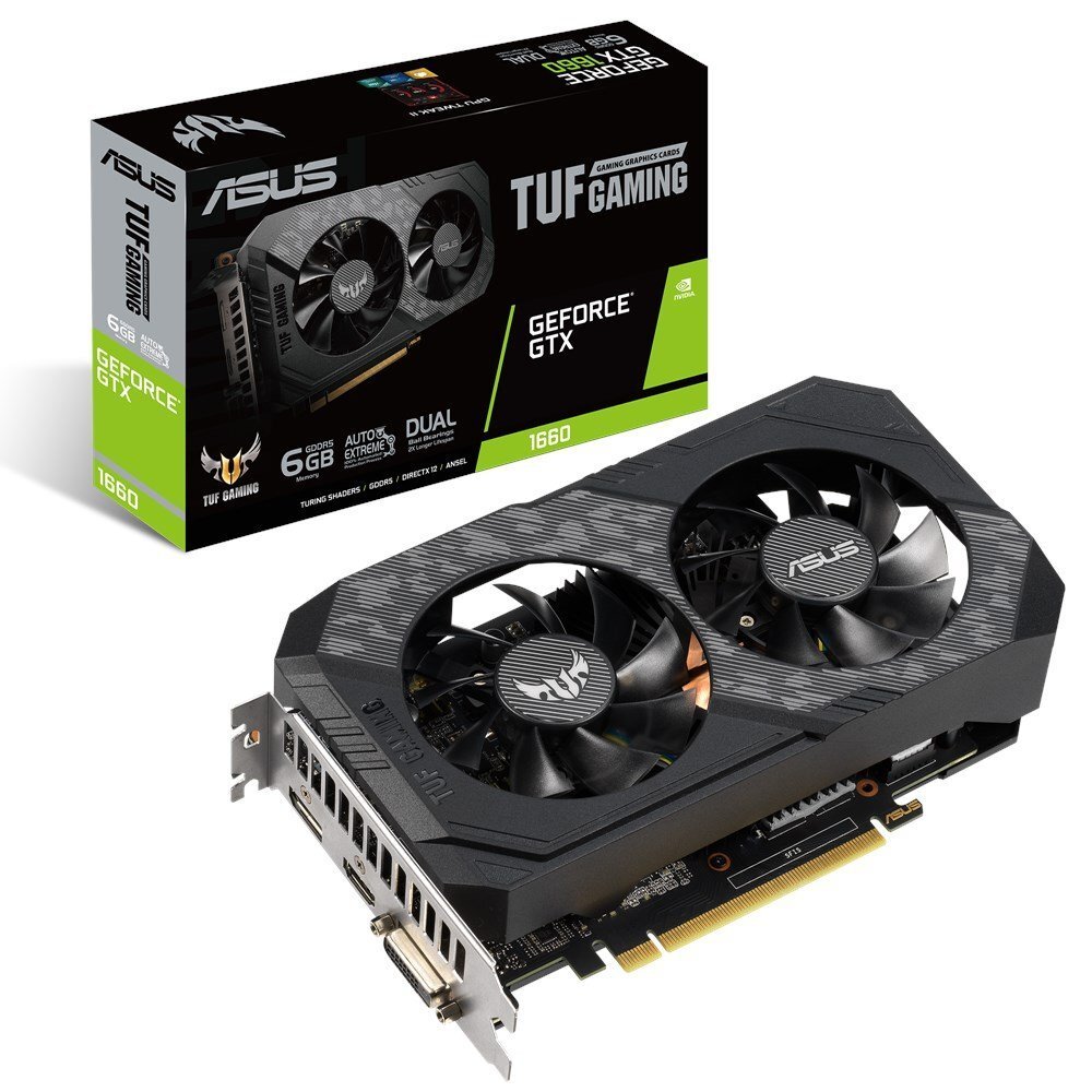 

Видеокарта ASUS TUF GeForce GTX 1660 Super Gaming 1530Mhz PCI-E 3.0 6144Mb 14002Mhz 192 bit DP HDMI DVI TUF-GTX1660S-6G-GAMING Выгодный набор + серт. 200Р!!!