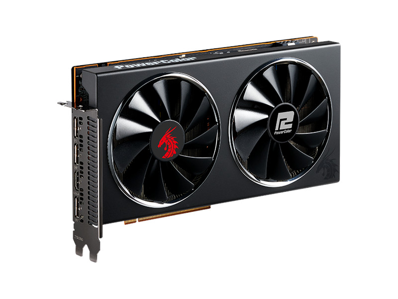 фото Видеокарта powercolor radeon rx 5600xt 1560mhz pci-e 4.0 6144mb 14000mhz 192-bit hdmi 3xdp axrx 5600xt 6gbd6-3dhr/oc выгодный набор + серт. 200р!!!