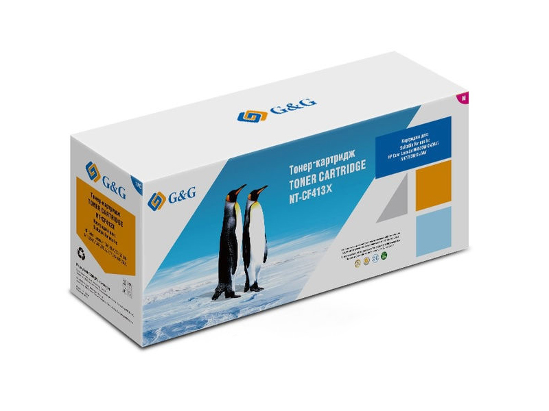 

Картридж G&G NT-CF413X для HP LaserJet Color M452dn/M477fdn 5000k, NT-CF413X