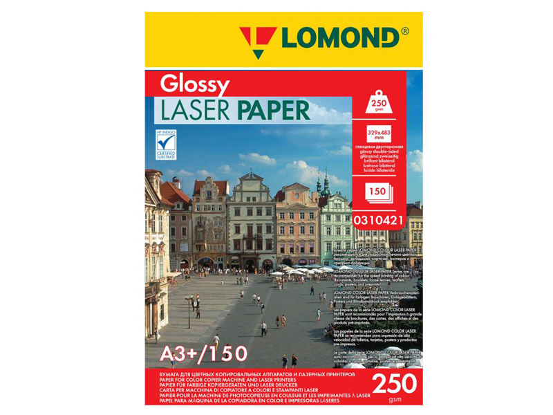 

Фотобумага Lomond A3+ 250g/m2 глянцевая двухсторонняя 150 листов 310421, 310421