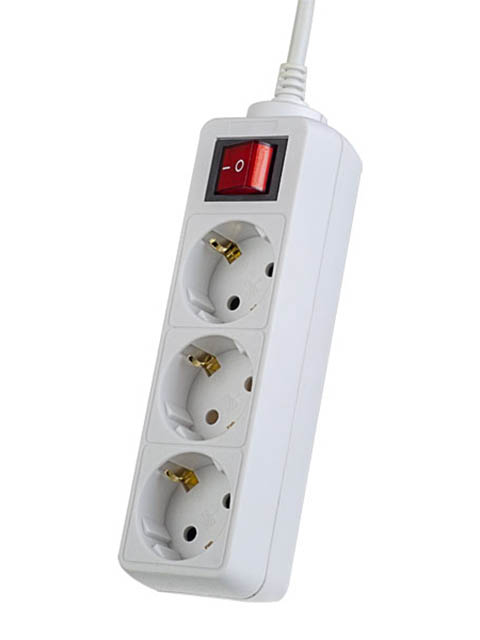 фото Сетевой фильтр perfeo powermate 3 sockets 3m white pf-pm-3/3,0-w / pf_a4679