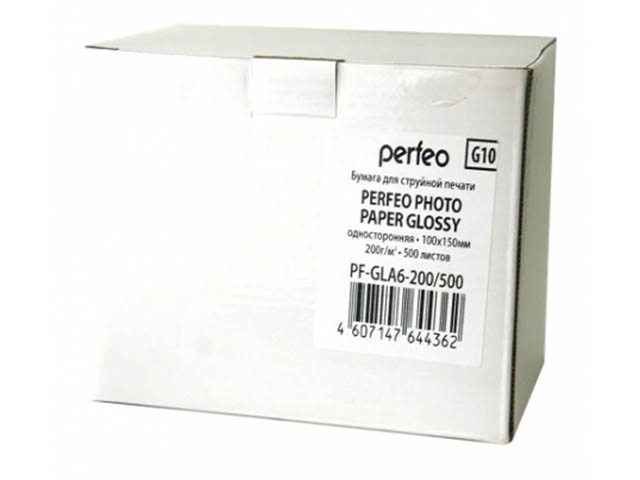 Фотобумага Perfeo PF-GLA6-200/500 10x15 200g/m2 глянцевая 500 листов