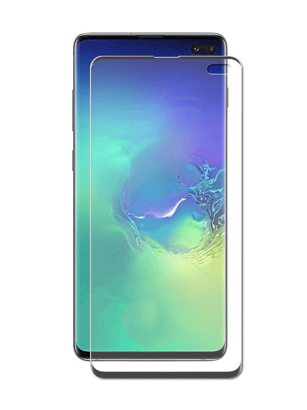 фото Защитное стекло perfeo для samsung galaxy s10 plus 3d hq black pf_b4142