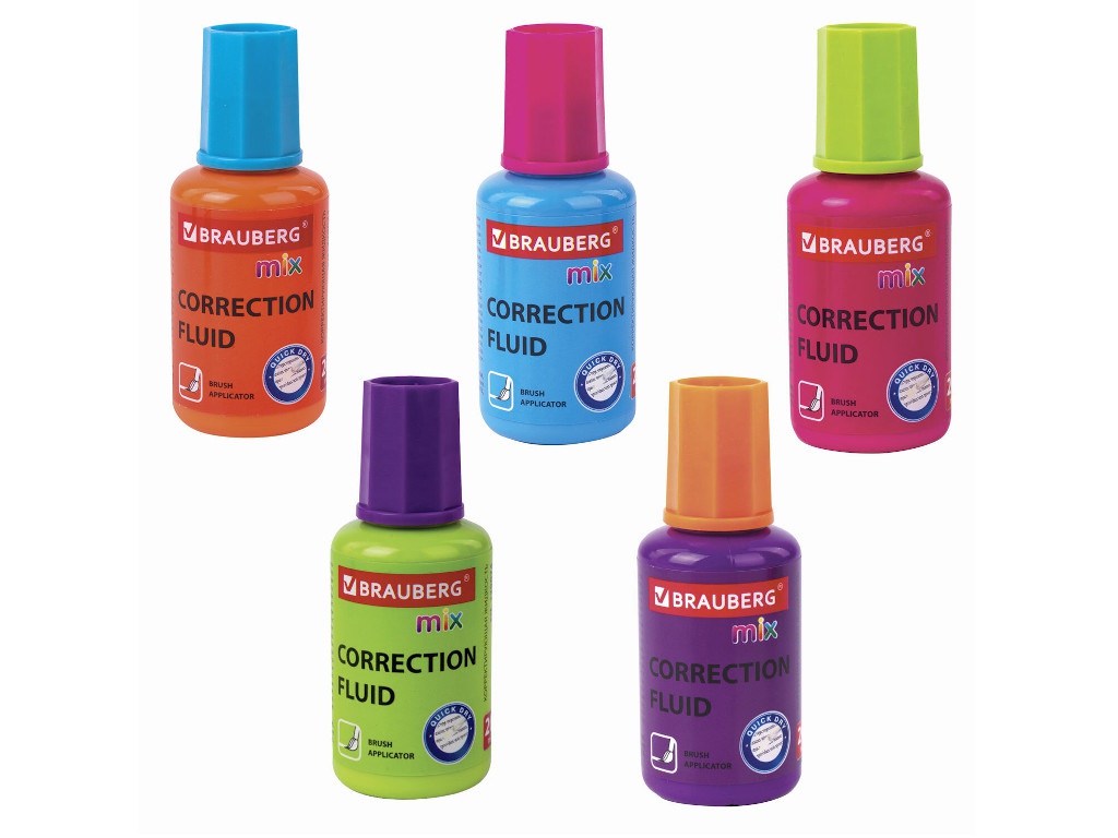 

Корректирующая жидкость Brauberg Mix 20ml 229074, 229074