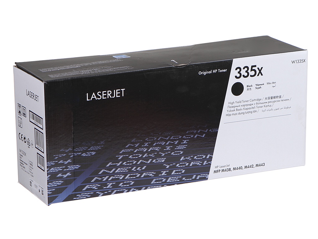 

Картридж HP 335X Black W1335X для Laser MFP M438n, W1335X