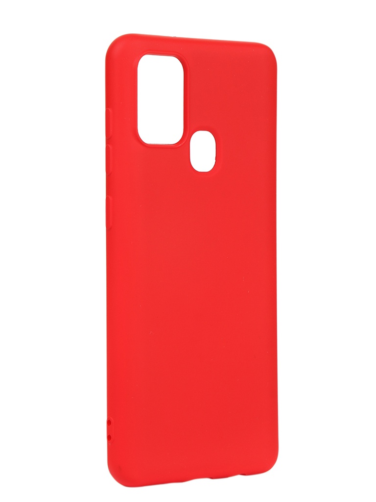 фото Чехол df для samsung galaxy a21s silicone red soriginal-14 df-group