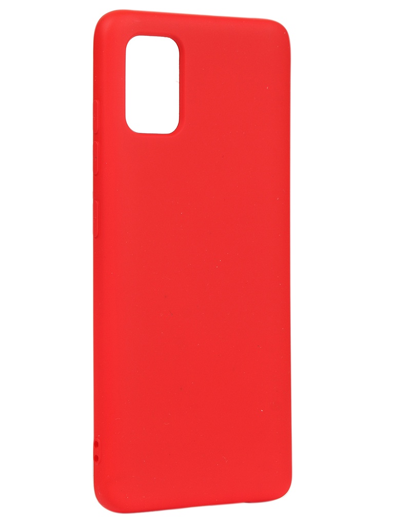 фото Чехол df для samsung galaxy a51 silicone red soriginal-06 df-group