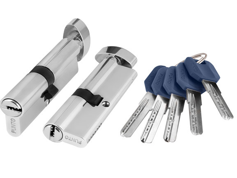 

Цилиндровый механизм с вертушкой Punto Z402 90mm (40+10+40) CP Chrome, Z402