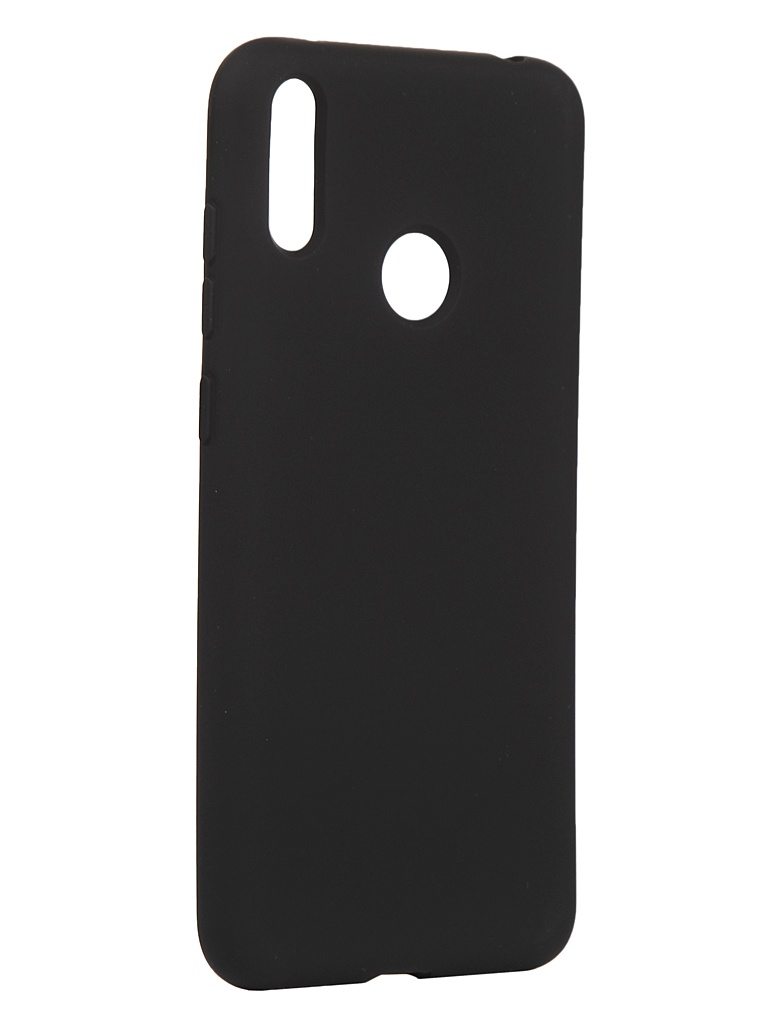 фото Чехол с микрофиброй df для huawei y7 2019 silicone black hworiginal-17 df-group