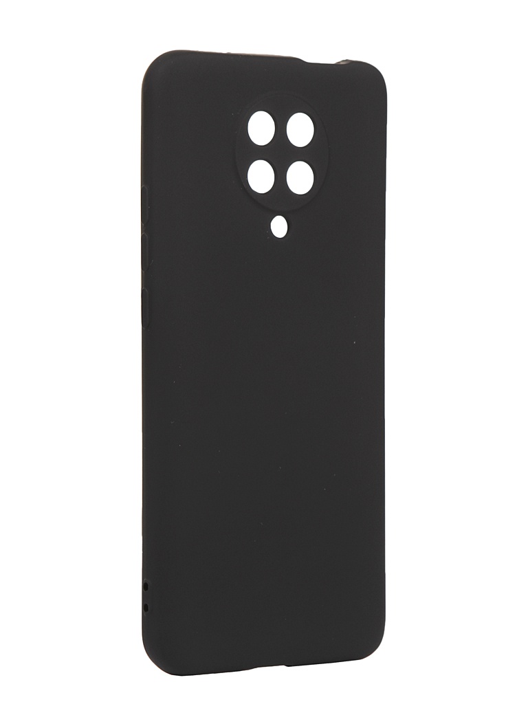 

Чехол с микрофиброй DF для Xiaomi Poco F2 Pro Silicone Black poOriginal-01, poOriginal-01