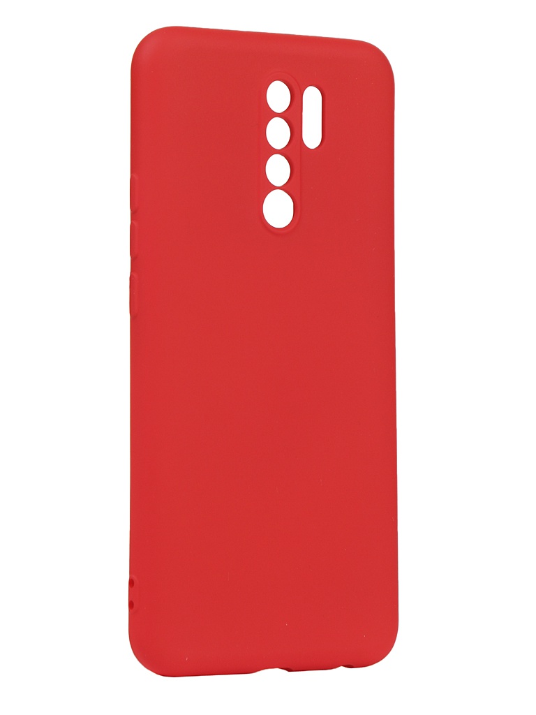 

Чехол с микрофиброй DF для Xiaomi Redmi Note 9S/9 Pro/9 Pro Max Silicone Red xiOriginal-09, xiOriginal-09