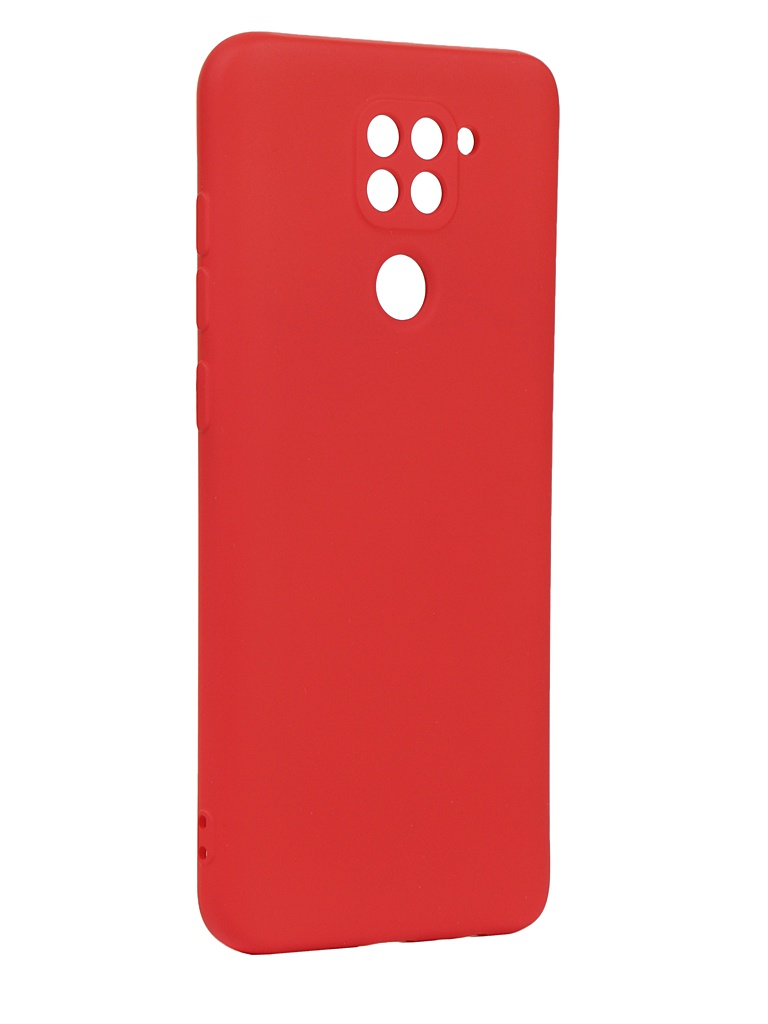 

Чехол с микрофиброй DF для Xiaomi Redmi 9 Silicone Red xiOriginal-12, xiOriginal-12