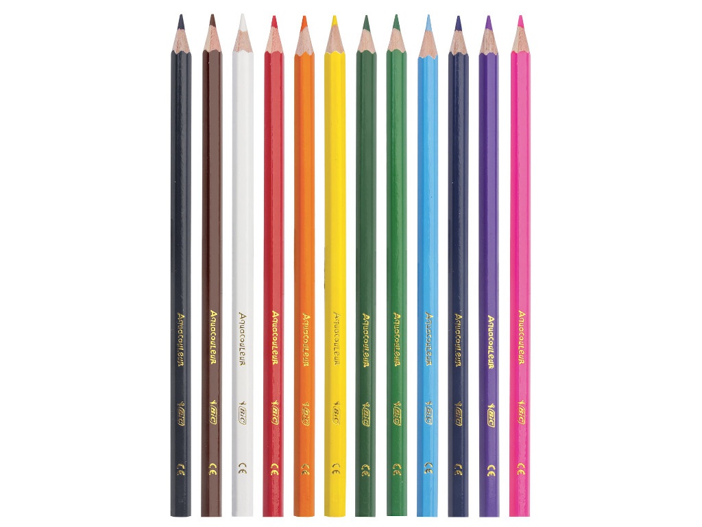 

Карандаши цветные Bic Aquacouleur 12 цветов 8575613, 8575613