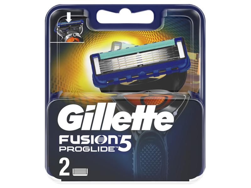 

Сменные кассеты Gillette Fusion5 ProGlide 2шт 7702018085897, Fusion 5 ProGlide