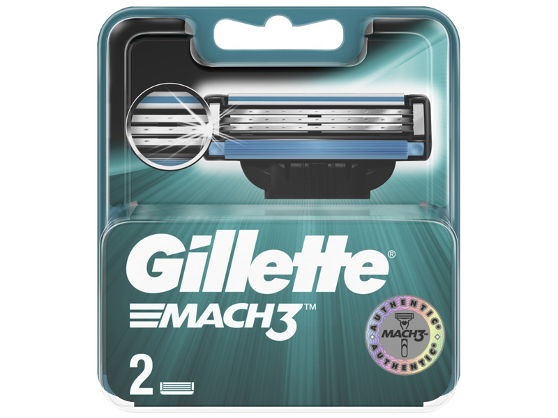 фото Сменные кассеты gillette mach3 2шт 3014260251970