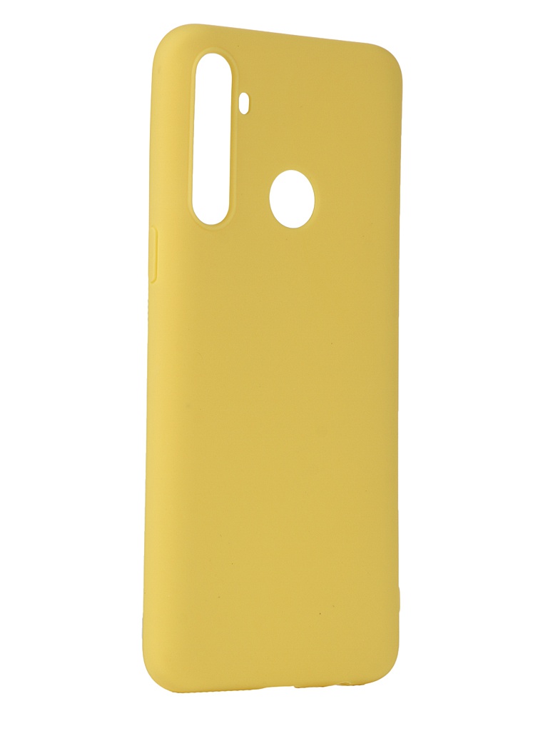 

Чехол Pero для Realme 6i Silicone Clip Case Soft Touch Yellow CC01-R6iY, CC01-R6iY