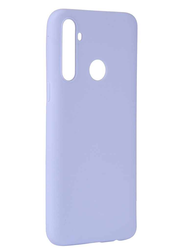 фото Чехол pero для realme 6i silicone clip case soft touch light- blue сс01-r6iob