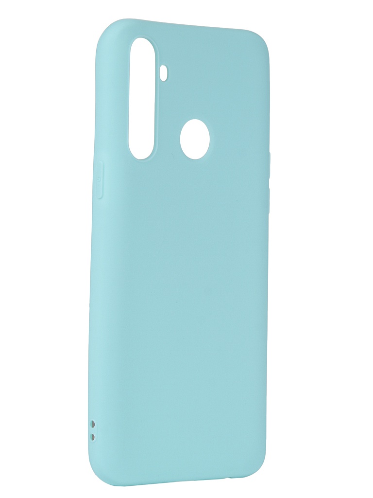 фото Чехол pero для realme 6i silicone clip case soft touch turquoise cc01-r6ic