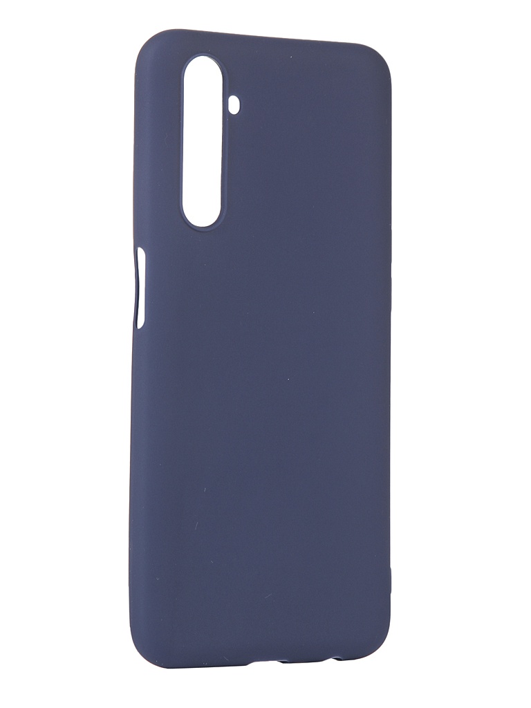 фото Чехол pero для realme 6 silicone clip case soft touch blue cc01-r6bl