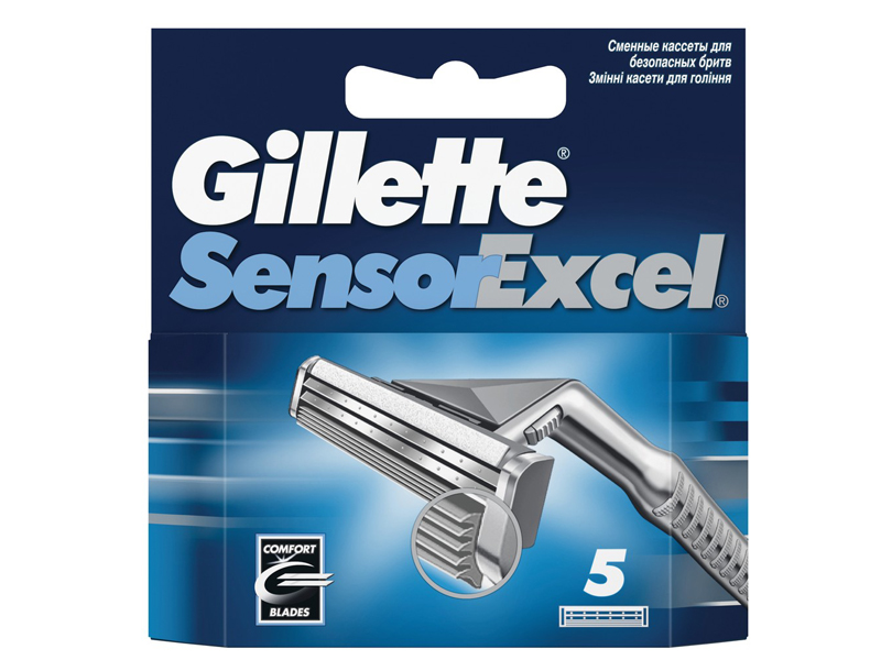 фото Сменные кассеты gillette sensorexcel 5шт 3014260244873