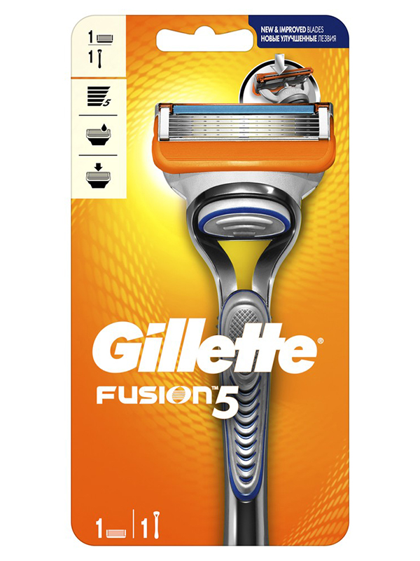 фото Бритва gillette fusion + 1 кассета 7702018951376