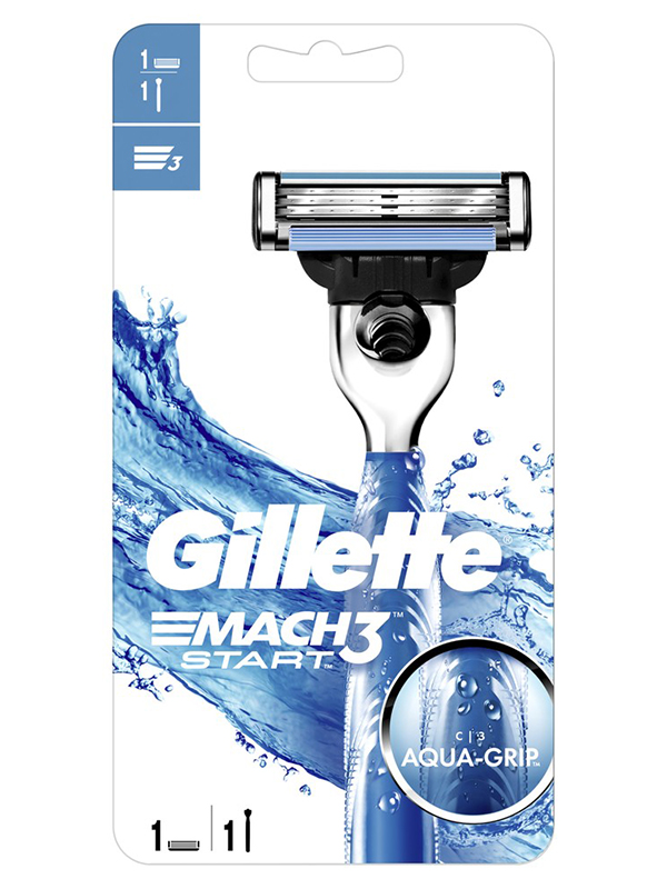 фото Бритва gillette mach3 start + 1 кассета