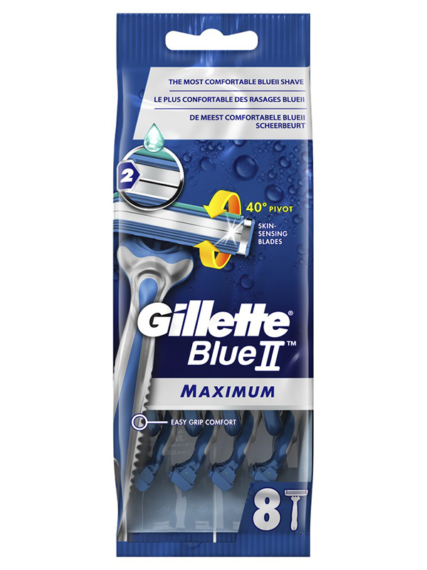 фото Бритва gillette blue ii maximum 8шт