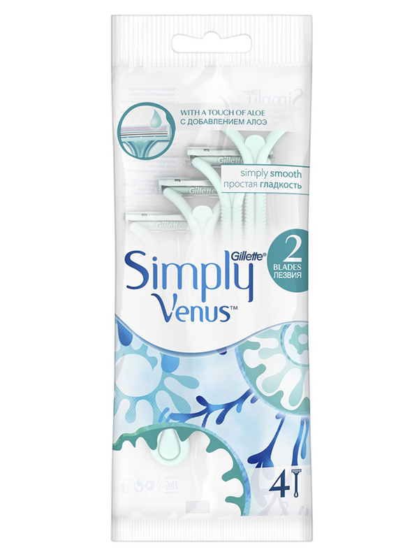 фото Бритва venus simply 2 4шт gillette