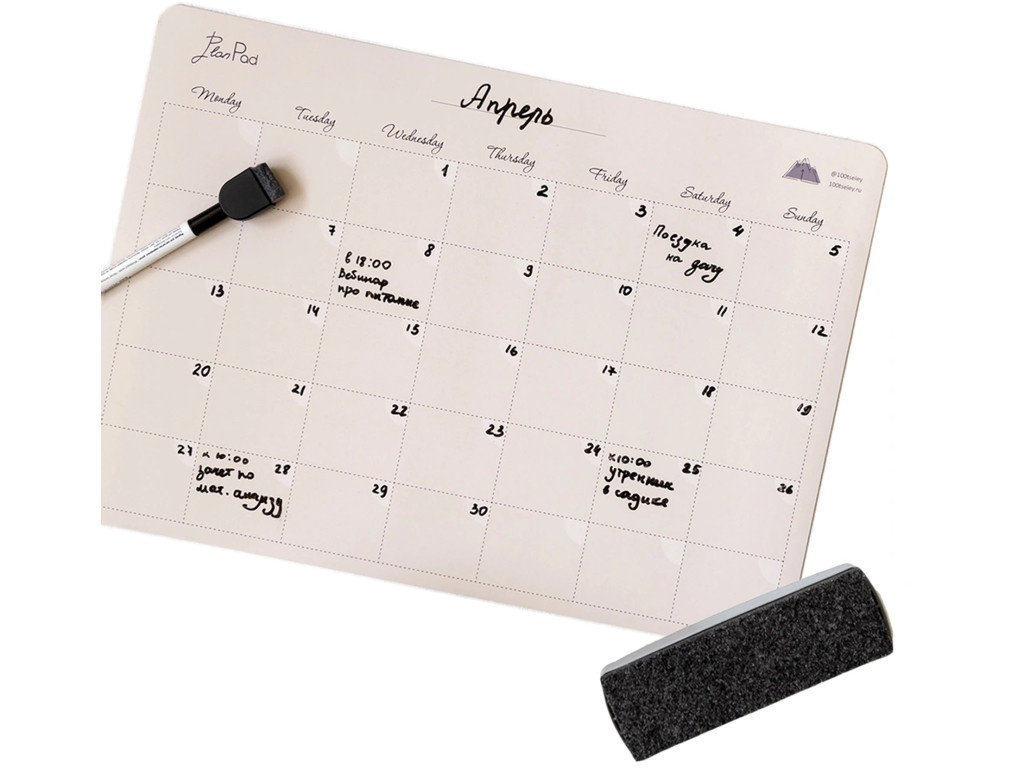 

Магнитный планер 100tseley PlanPad Natural Beige PP003, PlanPad
