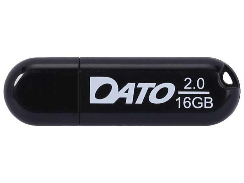 

USB Flash Drive 16Gb - Dato DS2001 USB 2.0 Black DS2001-16G, DS2001-16G