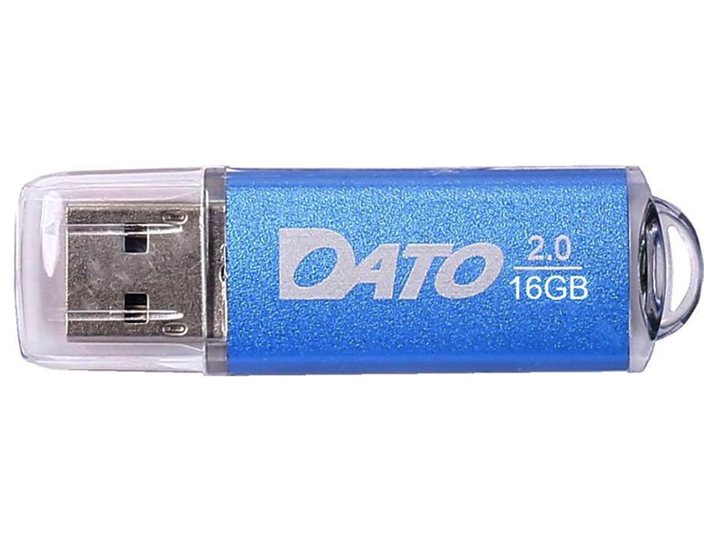 

USB Flash Drive 16Gb - Dato DS7012 USB 2.0 Blue DS7012B-16G, DS7012B-16G