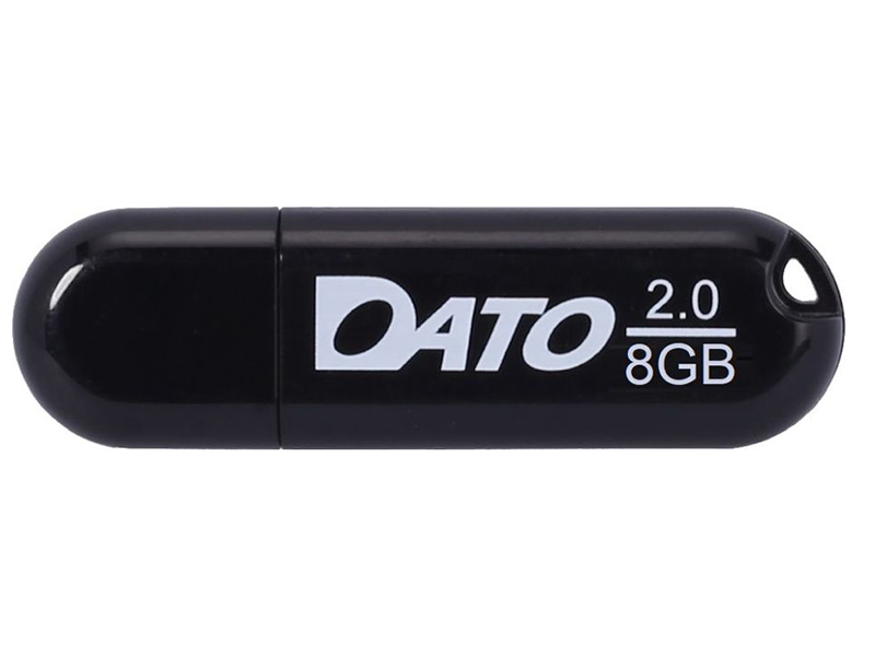 

USB Flash Drive 8Gb - Dato DS2001 USB 2.0 Black DS2001-08G, DS2001-08G