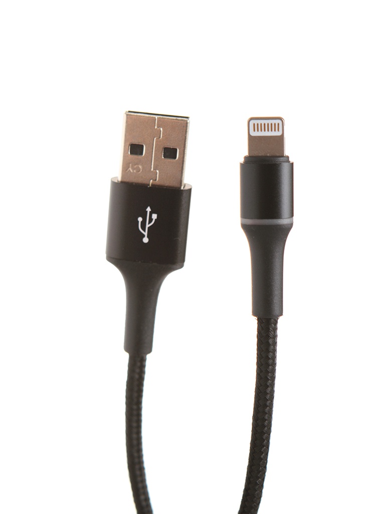 

Аксессуар Baseus Halo Data Cable USB - Lightning 2.4A 1m Black CALGH-B01, CALGH-B01