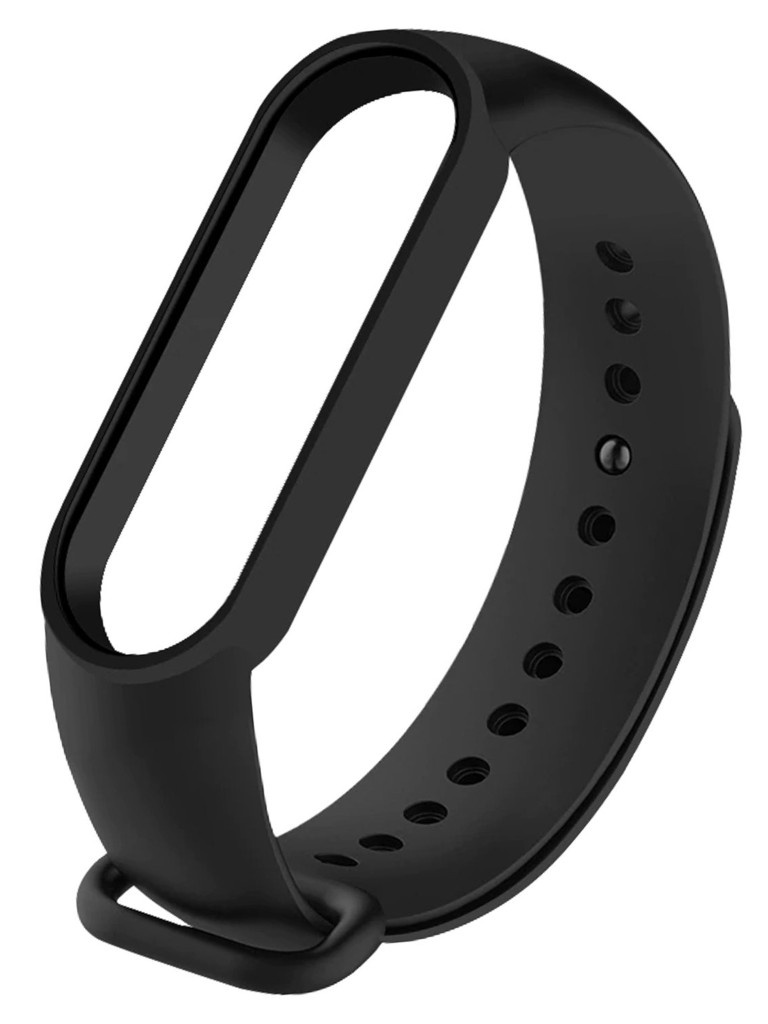 

Aксессуар Ремешок Activ для Xiaomi Mi Band 5 Silicone Black 117533, 117533