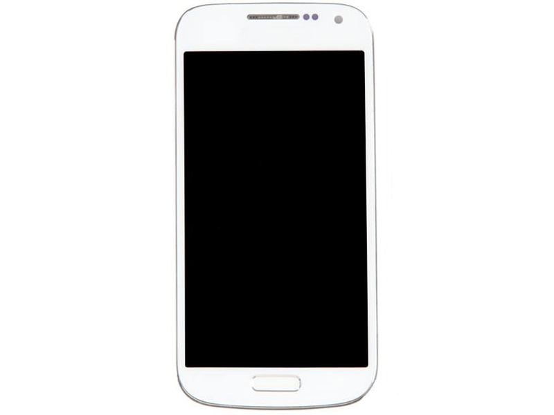 фото Дисплей rocknparts для samsung galaxy s4 mini gt-i9190 / gt-i9192 / gt-i9195 amoled в сборе с тачскрином и передней панелью white 342328