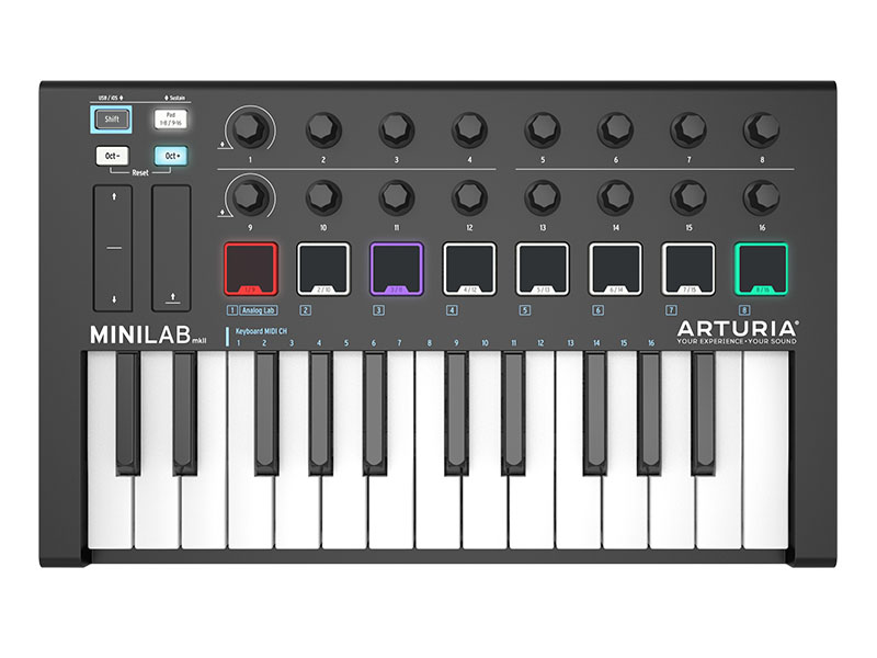 

MIDI-клавиатура Arturia MiniLab MKII Black, MiniLab MKII