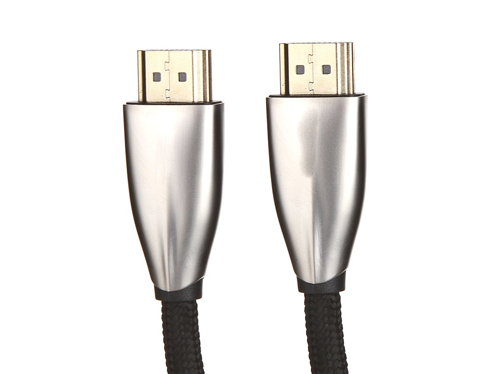 фото Аксессуар baseus horizontal hdmi male - hdmi 4k male 3m black cadsp-c01