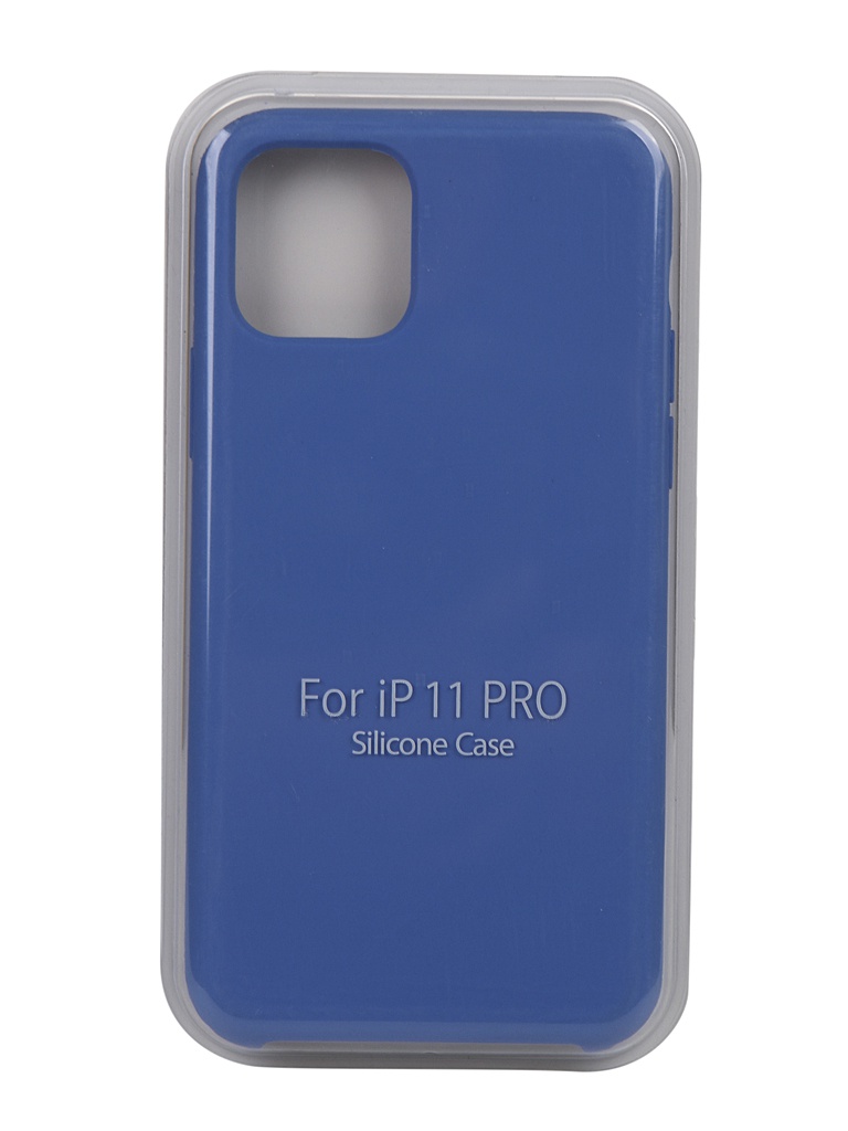 фото Чехол bruno для apple iphone 11 pro soft touch blue 1354