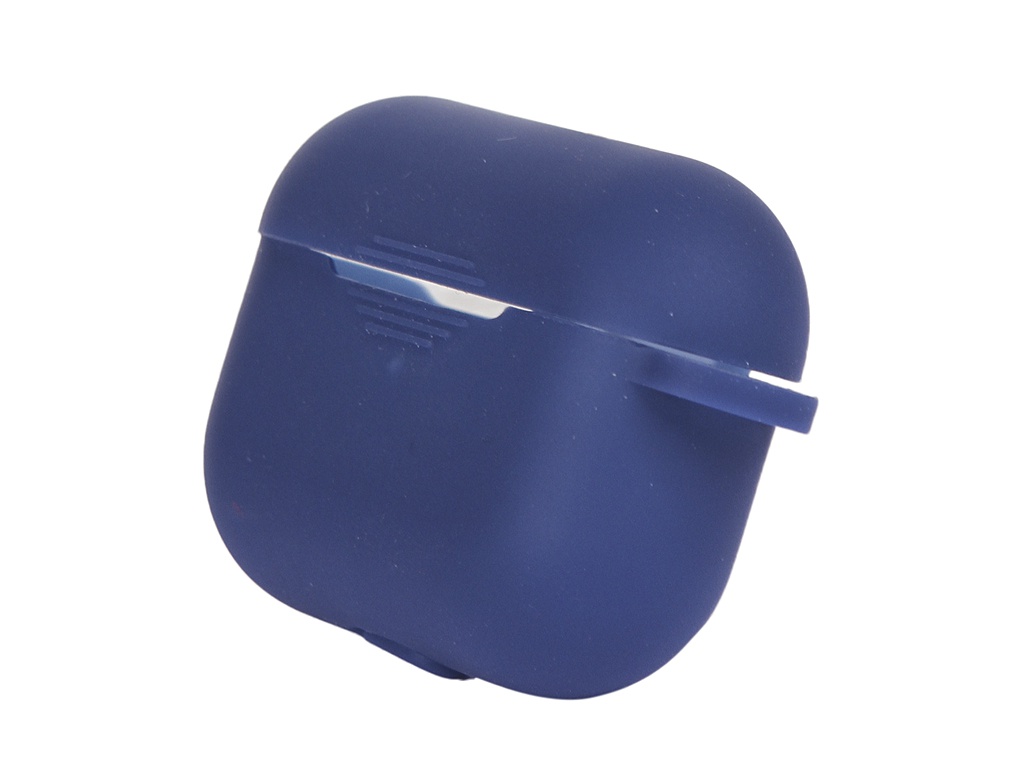 фото Чехол bruno для apple airpods pro ultrathin с карабином dark blue 1275