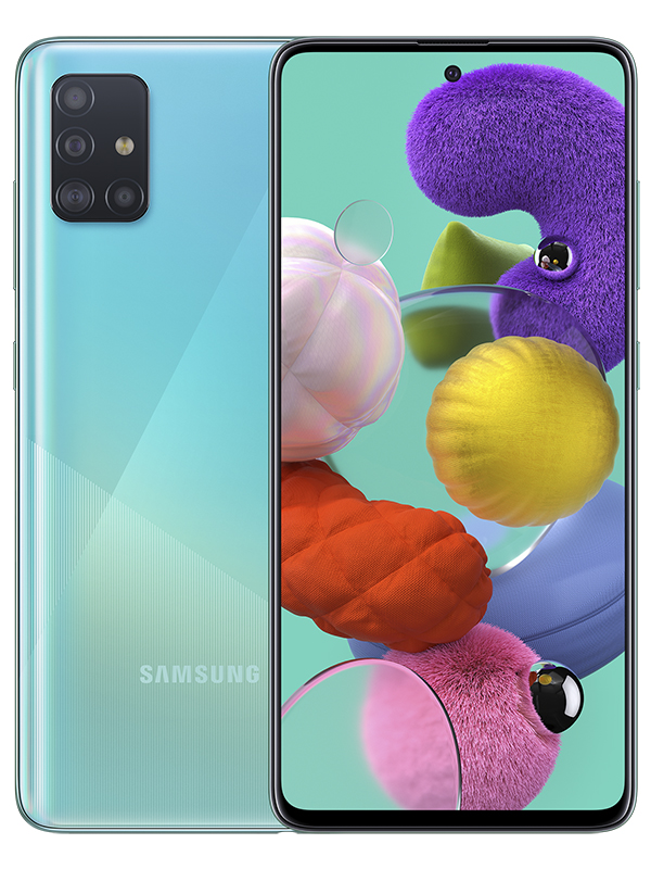 фото Сотовый телефон samsung sm-a515f galaxy a51 6gb/128gb blue выгодный набор для selfie + серт. 200р!!!