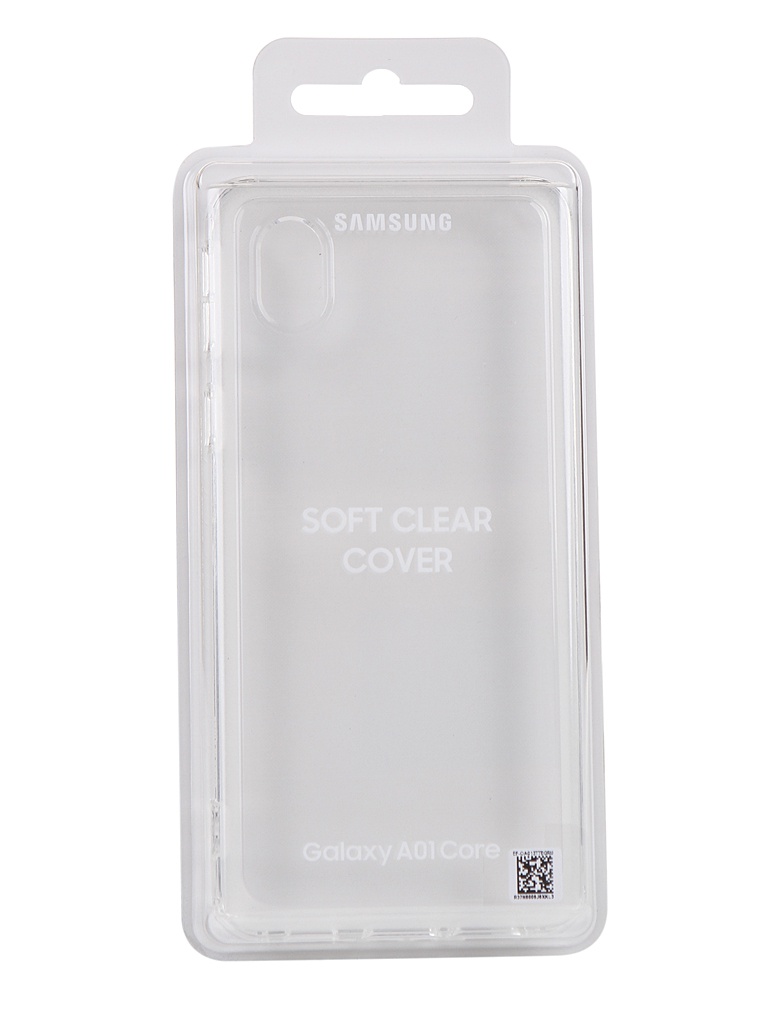 Чехол для Samsung Galaxy A01 Core Soft Clear Cover Transparent EF-OA013TTEGRU