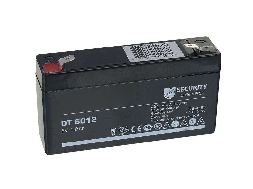 Delta Battery DT-6012 6V 1.2Ah delta battery dt 6012 6v 1 2ah