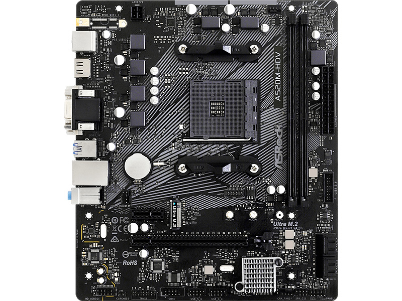 

Материнская плата ASRock A520M-HDV, A520M-HDV